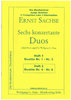 Sachse, Ernst 19.Jahrh; 6 konzertante Duos  Booklet no. 4-6 / per 2 Trombe (grade 2-3)
