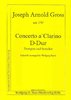 Gross,Joseph Arnold 1701-1783  -Concerto á Clarino für (Nat- )trompeta en Re, Cuerdas, B.c.