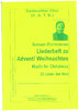 Deutschmann, G.; Liederheft zu Advent / Weihnacht (23 Lieder) DWV82