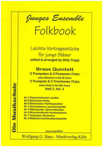 Trapp, Willy 1923-2013; Folkbook; Brass quartet