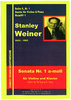 Weiner,Stanley 1925-1992 Sonata Nr.1 a-moll für Violine & Piano WeinWV1
