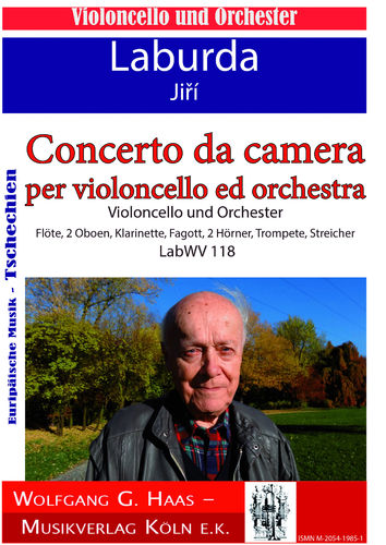 Laburda,Jirí *1931; Concerto da camera per violoncello ed orchestra LabWV188