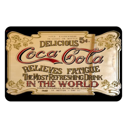 Cadora Magnetschild Kühlschrankmagnet Vintage Retro Werbung Coca Cola The most refreshing drink