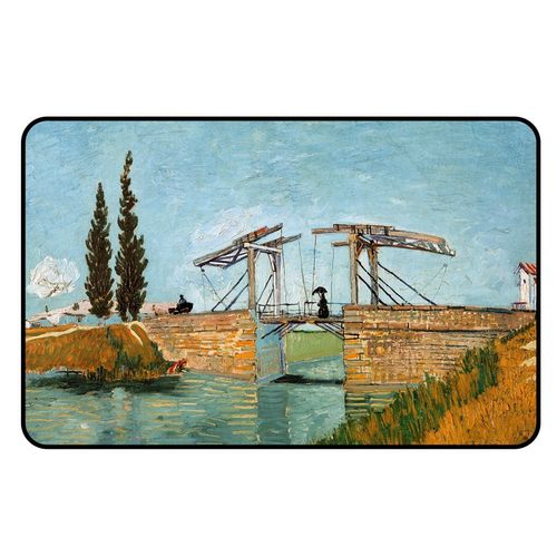 Cadora Magnetschild Kühlschrankmagnet Vincent van Gogh Brücke bei Arles
