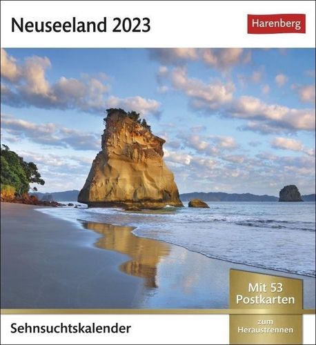 Neuseeland Sehnsuchtskalender 2023 (NZ) ca. 16x17,5cm MHD überschritten!