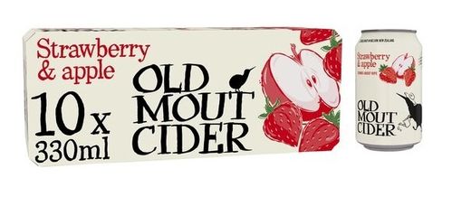 Old Mout Cider Strawberry & Apple 330ml Dose (GB) 4%