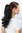 Hairpiece PONYTAIL medium length straight BLACK (T400 Colour 2) pigtail extension