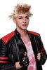 Party/Fancy Dress/Halloween Wig spikey blond hair 80ies Wave Glam Punk Idol