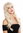 women's party wig carnival long blonde fringe burlesque 50's pin-up star Femme Fatale 90649-ZA83