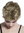 215220-FR61B-6 Wig short wavy Men Women Halloween Carnival mixed gold blond