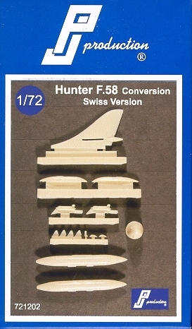 Hunter F.58, Resin Conversion Kit, 1/72