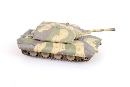 E-100 German Heavy Tank with Mouse turret, WWII, Light and shadow color, 1946, Collectible 1/72