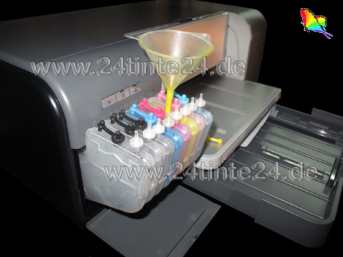 Ink-Patronen XXL / schlauchloses CISS kompatibel  zu  HP Photosmart Pro mit Patronen Nr. 38 130 ml