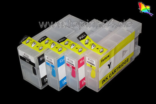 Refillable  ink cartridge with ARChip for Canon PGI-1500 BKCYM