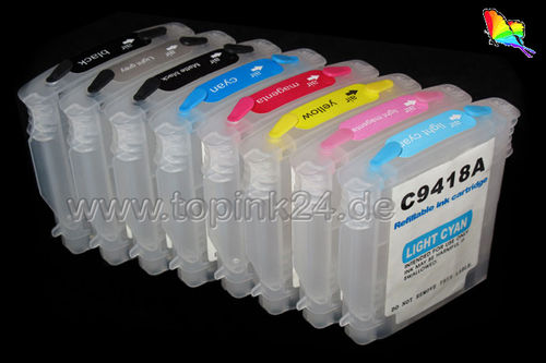 Refillable ink cartridge with ARChip for HP Photosmart Pro B8850 B9180 B9180GP with HP 38