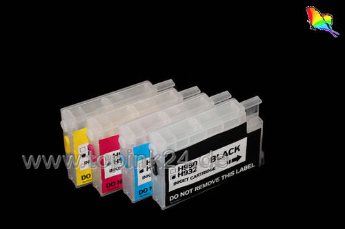 Refillable ink cartridge with ARChip for HP Designjet T120 T520 with HP 711