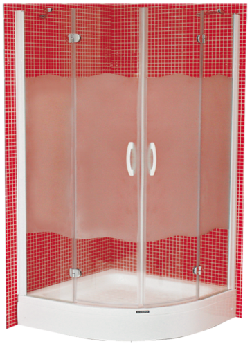 Duschkabine dusche Runddusche Valls 95 x 95