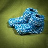 weiß-blau 9/10 