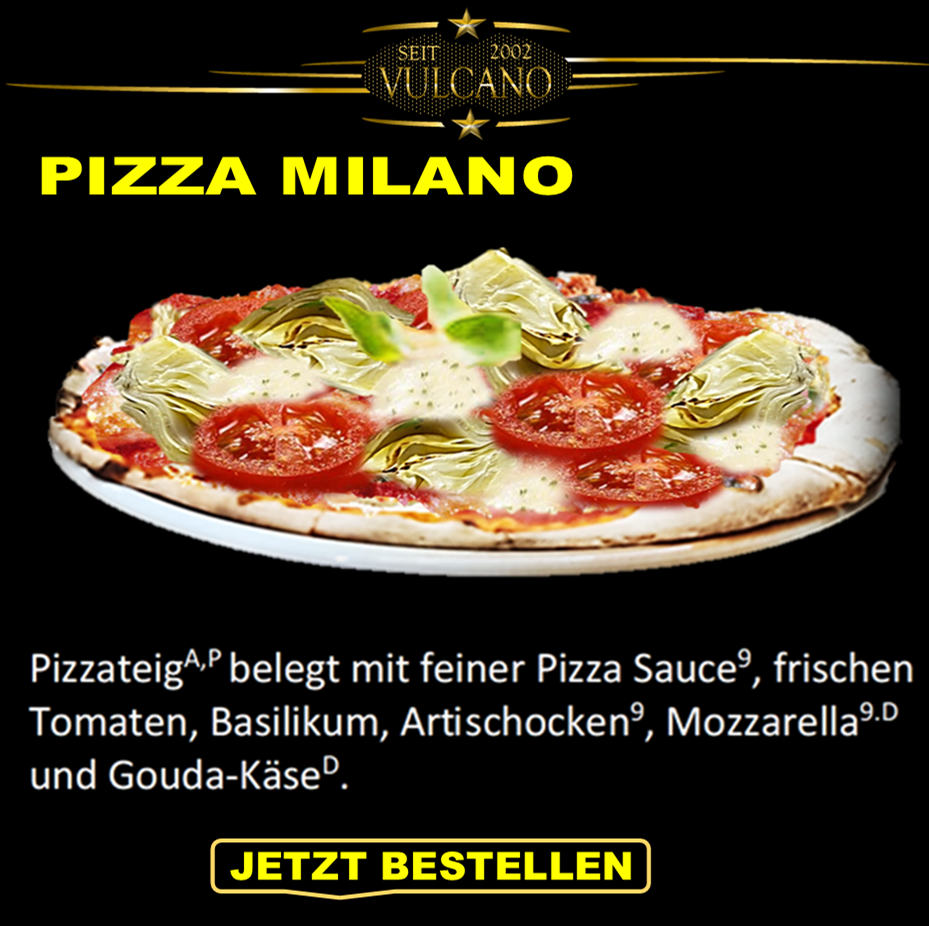 STEINOFEN PIZZA MILANO - PIZZERIA VULCANO IN ERFURT
