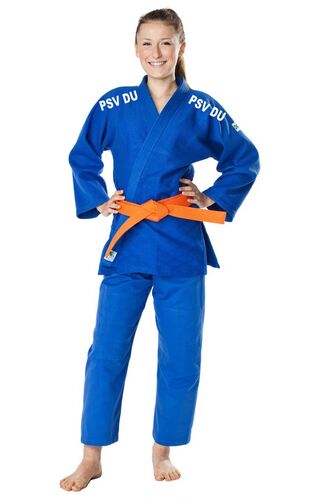 PSV Duisburg Dax Sports Kids Judoanzug blau mit und Ohne Schulteraufdruck