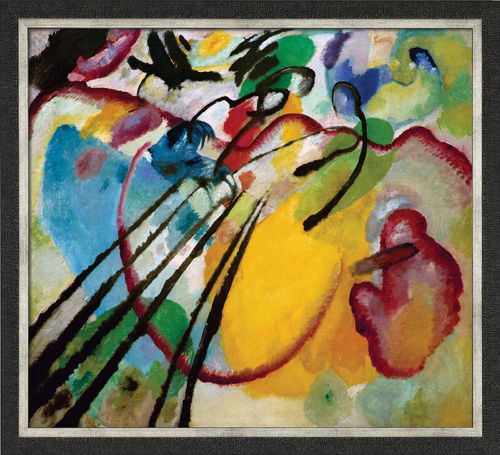 Wassily Kandinsky: Bild "Improvisation 26 (Rudern)" (1912), gerahmt