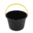 Baueimer 6 Liter, schwarz, Kunststoffbügel, mit Ausguss
