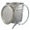 Weißblecheimer 5 Liter, blank, mit Deckel und Spannring, für trockene Lebensmittel - mit Ventil