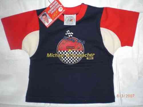 Formel 1 Michael Schumacher T-Shirt Größe 80,86,92