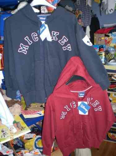 Sweat-Shirt Jacke Mickey Mouse Größe 92-98,104-110