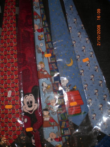 Krawatte Snoopy, Mickey Mouse, Ernie