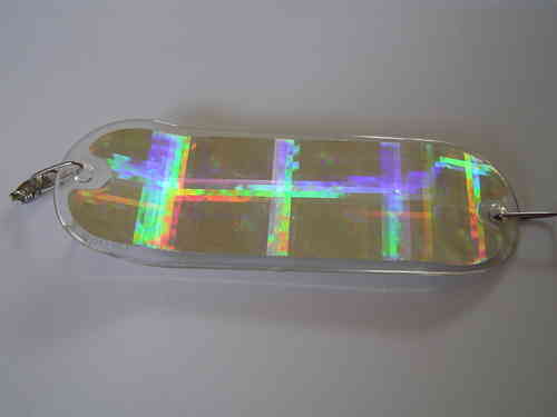 Pro Troll UV Pro Chip Flasher "Plaid/ Clear"  10 cm