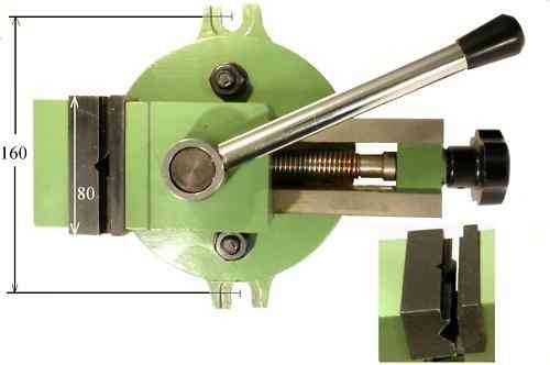 Maschinenschraubstock 80mm mit Schnellspannvorrichtung