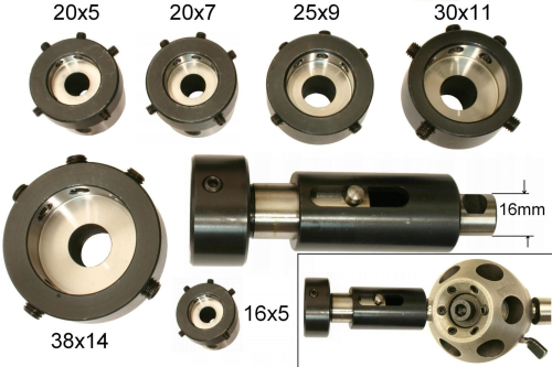 SET Schneideisenhalter für REVOLVERKOPF 16mm