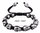 Silber Retro Seil Style Totenkopf-Armband