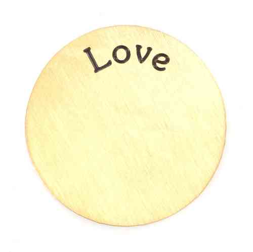 Platte   "Love"   Gold (Standard)
