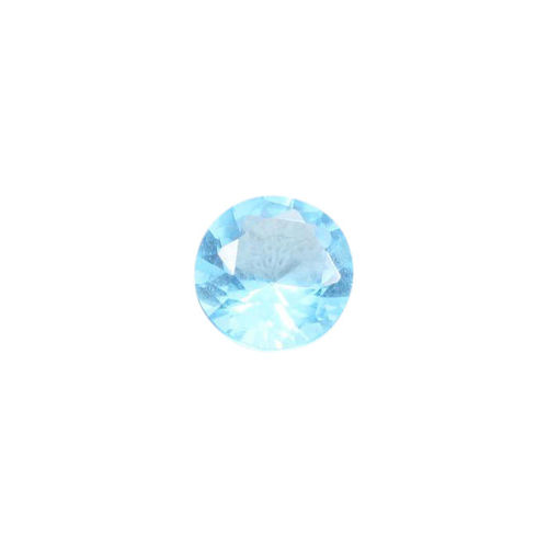 aquablauer runder Stein (März)