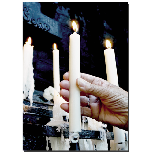 Grußkarte, 375 Jahre Wallfahrt Kevelaer Kerzenkapelle