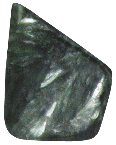 Seraphinit TS 1 ca. 2,2 cm breit x 2,8 cm hoch x 0,5 cm dick (5,7 gr.)