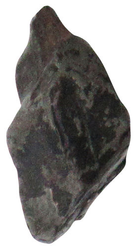 Meteorit TS 2 ca. 1,5 cm breit x 3,0 cm hoch x 1,0 cm dick (14,7 gr.)