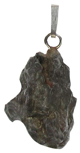 Meteorit Anhaenger 3 ca. 1,7 cm breit x 2,6 cm hoch x 0,8 cm dick (8,2 gr.)