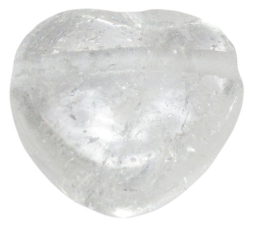 Bergkristall Herz klein gebohrt 3 ca. 2,5 cm breit x 2,4 cm hoch x 1,5 cm dick (11,6 gr.)