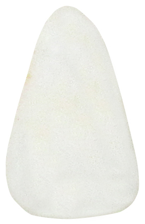 Opal Andenopal gebohrt farblos TS 04 ca. 1,7 cm breit x 2,7 cm hoch x 1,4 cm dick (6,6 gr.)