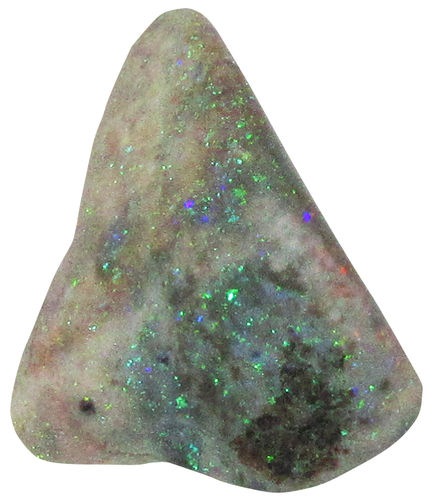Opal weiß Leight Opal TS 4 ca. 2,0 cm breit x 2,6 cm hoch x 1,0 cm dick (4,5 gr.)