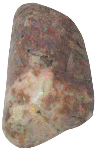 Opal weiß Leight Opal TS 6 ca. 1,7 cm breit x 2,9 cm hoch x 1,0 cm dick (5,3 gr.)