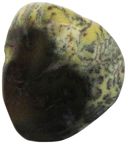 Opal Dendriten gebohrt TS 1 ca. 2,3 cm breit x 2,4 cm hoch x 0,9 cm dick (6,4 gr.)