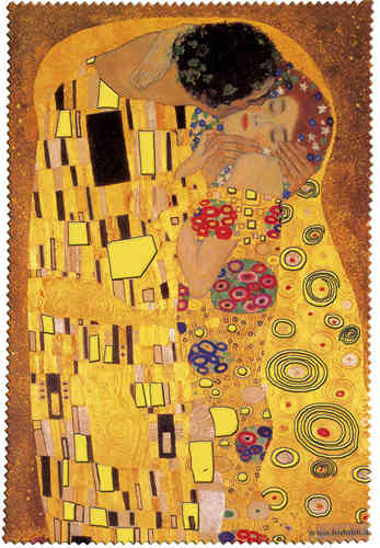 Eyeglass cleaning cloth "Klimt - The kiss"