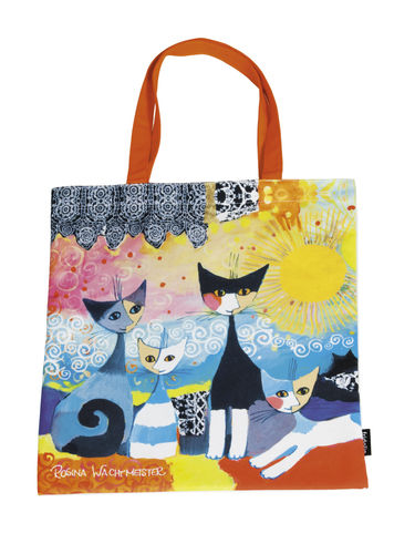 Art Shopping Bag "R. Wachtmeister - Merletto nero sole"