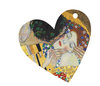 Gift tags "Gustav Klimt -The Kiss", heart shape