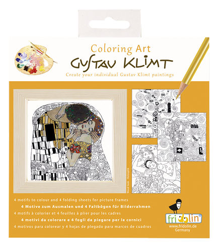 Coloring Art, Klimt, Ausmal-Set