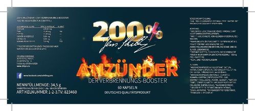 200% Anzünder 60 Kapseln